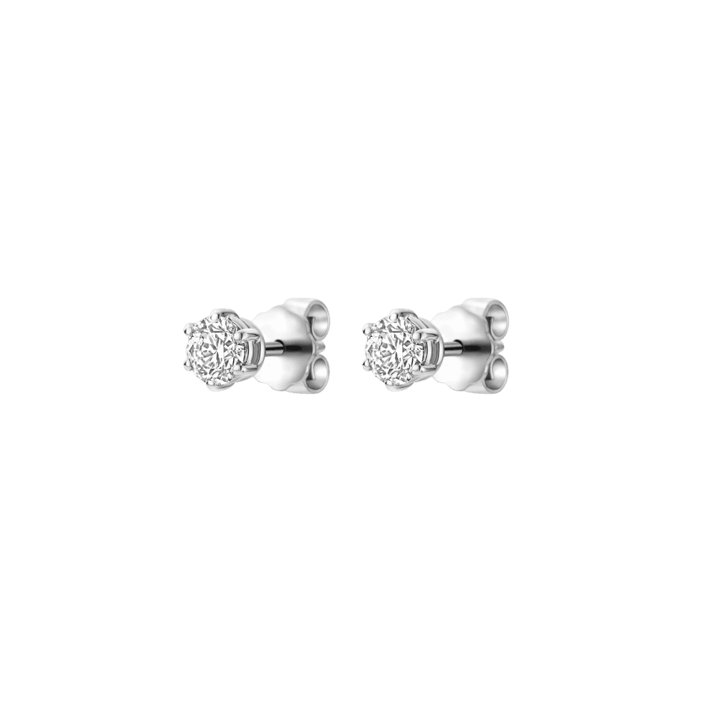 Schaap en Citroen Diamonds oorsieraad witgoud met diamant - #2