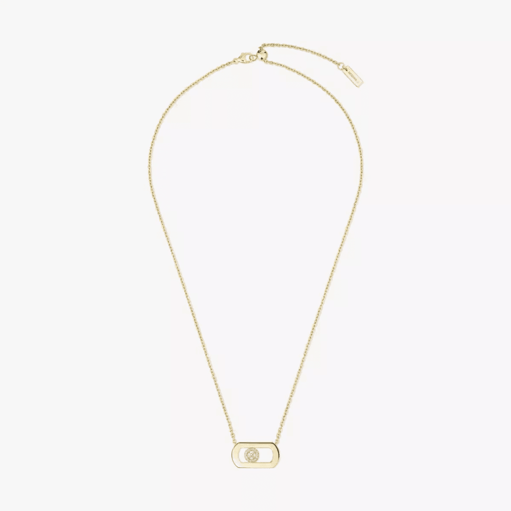 Messika So Move collier geelgoud met diamant - 12944-YG - #5