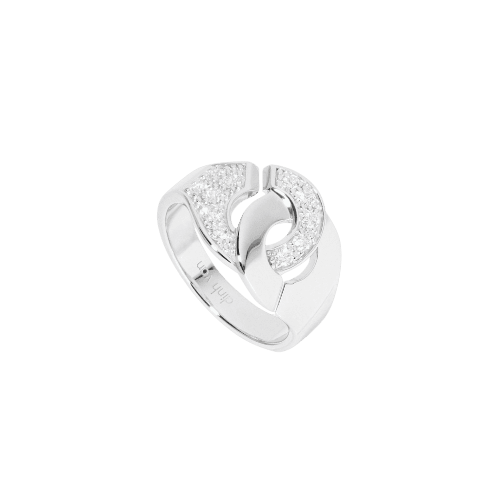 dinh van Menottes dinh van ring witgoud met diamant - 267103 - #1