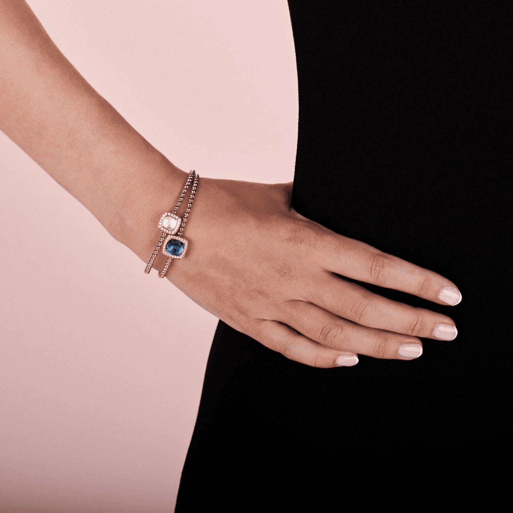 Tirisi Jewelry Milano Tre armband roodgoud met diamant - TB2147WQP - #7