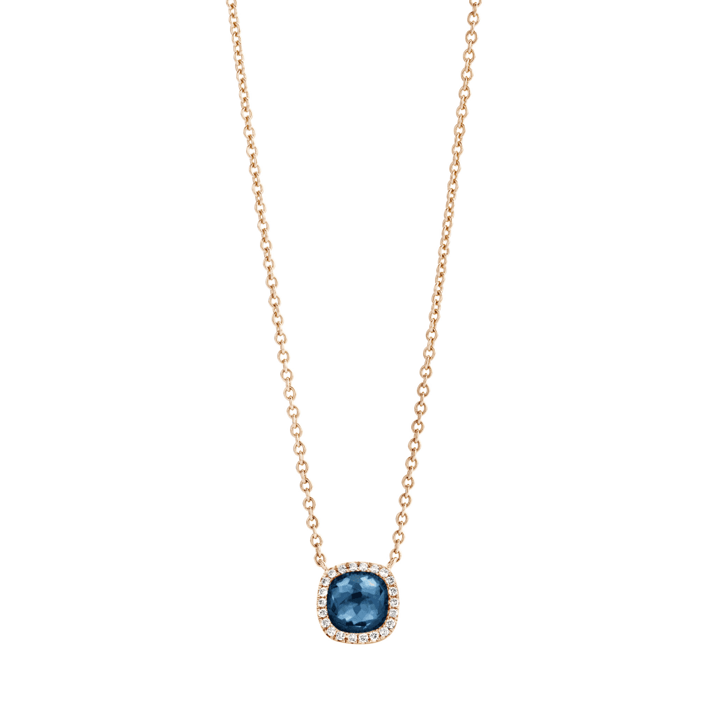 Tirisi Jewelry Milano Sweeties collier roodgoud met diamant - TP9152LBTP - #2