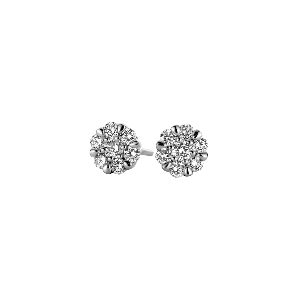Schaap en Citroen Diamonds oorsieraad witgoud met diamant - #1