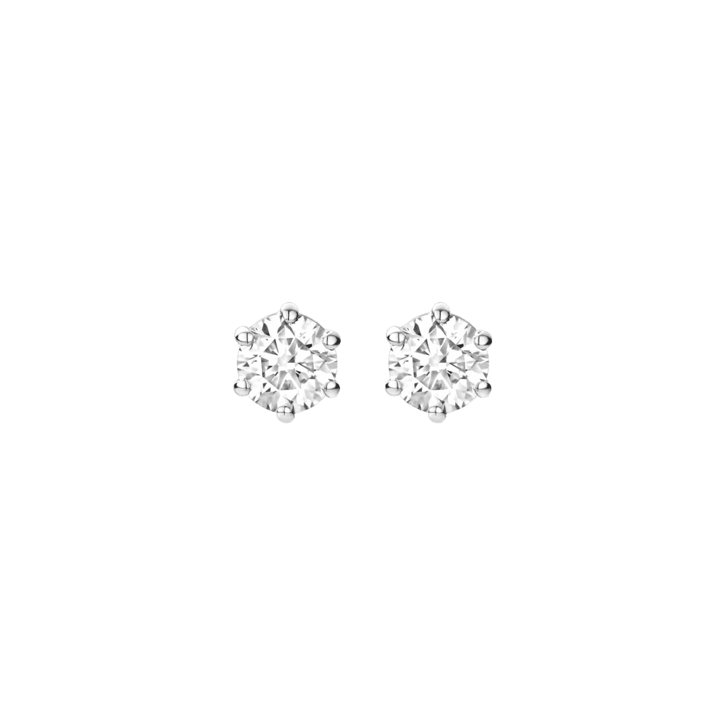 Schaap en Citroen Diamonds oorsieraad witgoud met diamant - #1