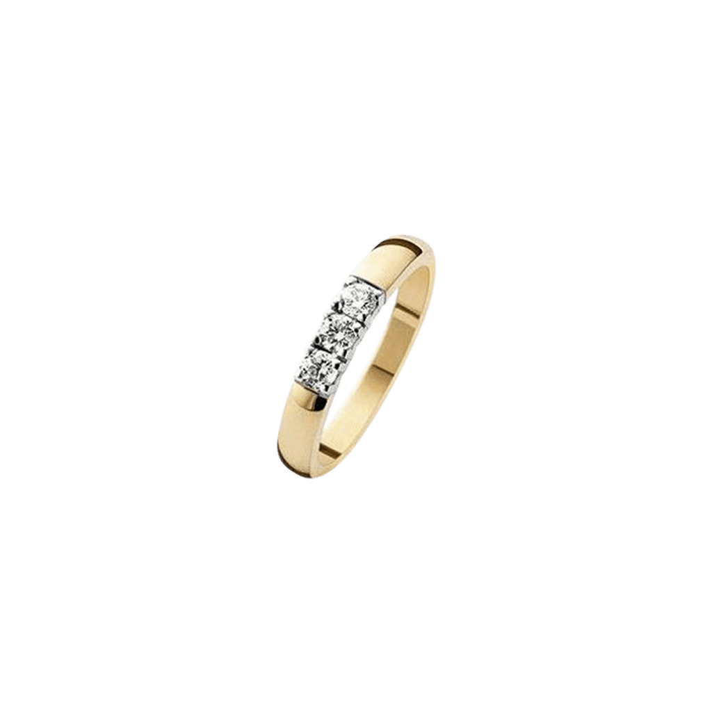 Schaap en Citroen Diamonds ring geelgoud met diamant - #2
