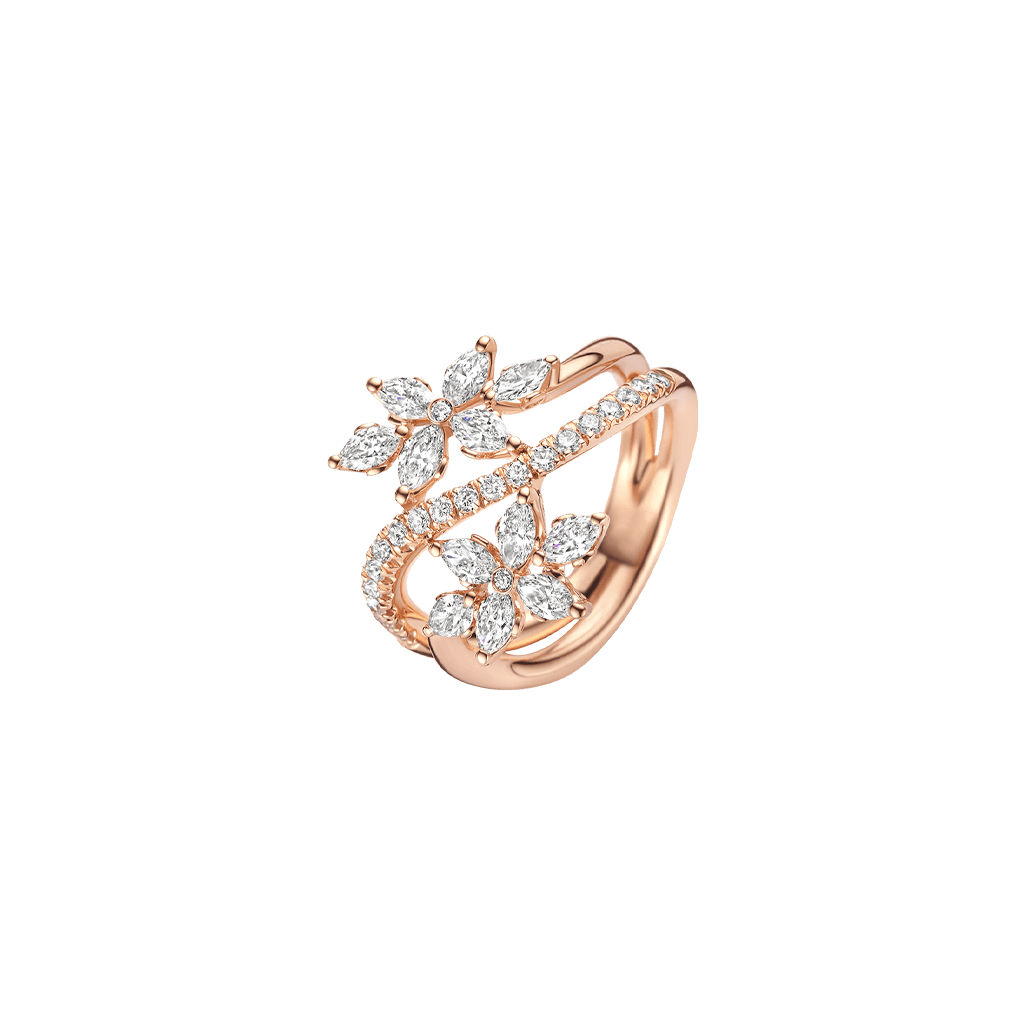 Schaap en Citroen Diamonds ring roodgoud met diamant - #2