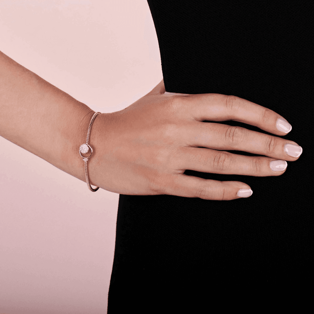 Tirisi Jewelry Amsterdam Wangle armband geelgoud met diamant - TB2088D(2T) - #3
