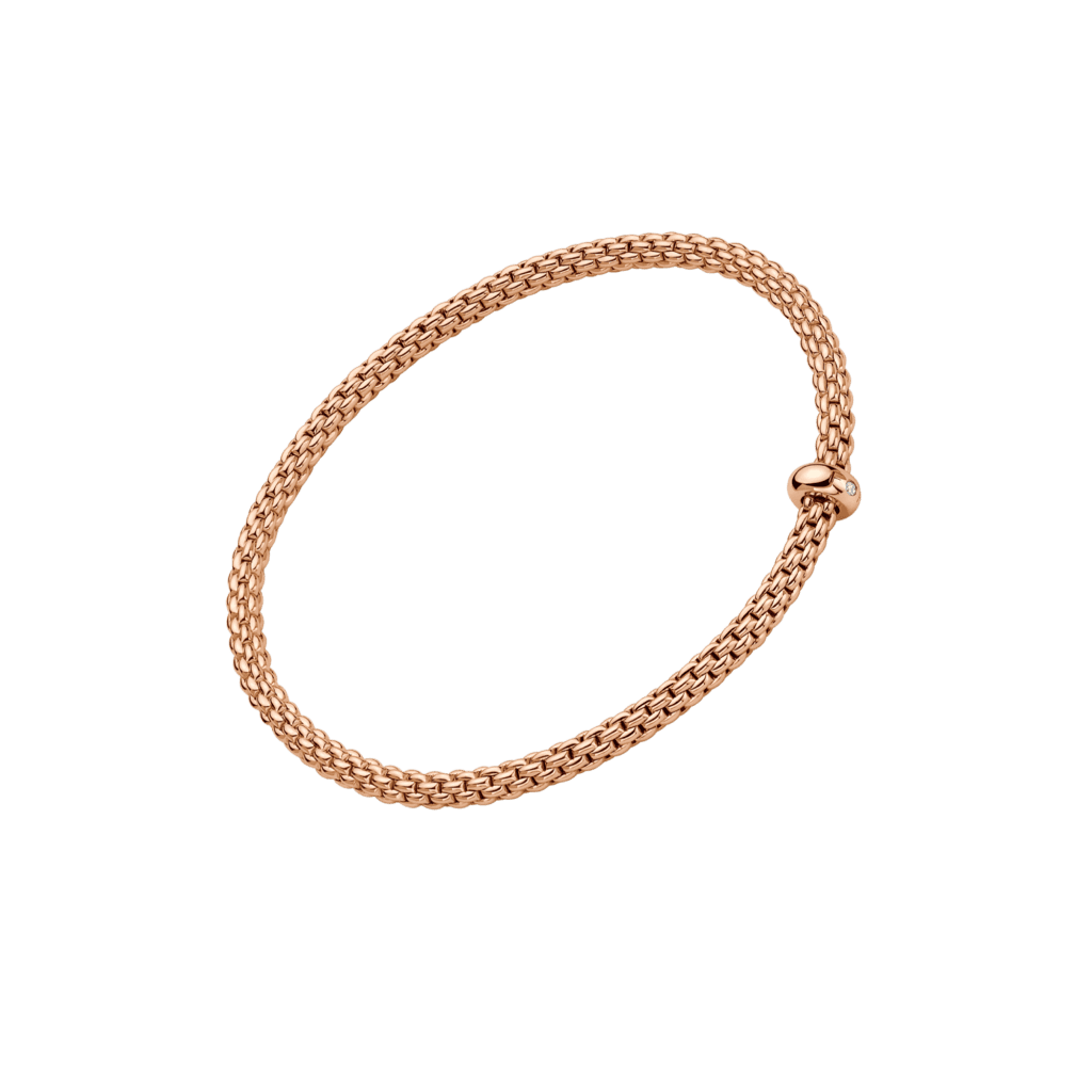 FOPE Prima armband roodgoud met diamant - 01M08BX_BB_R_XRX_00M - #3