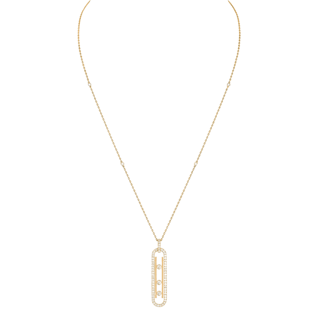 Messika Move 10th collier geelgoud met diamant - 10032-YG - #2