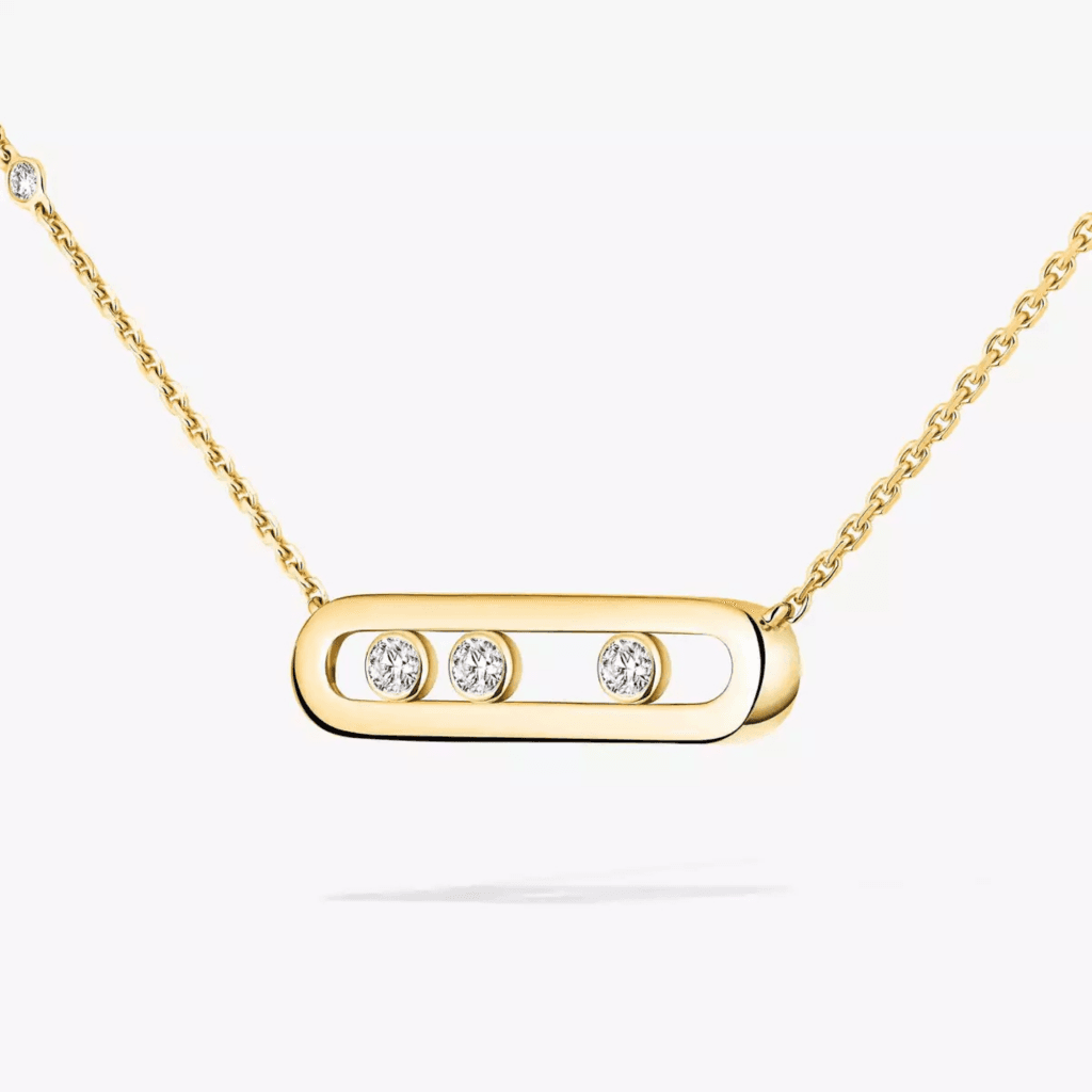 Messika collier geelgoud met diamant - 4323-YG - #4