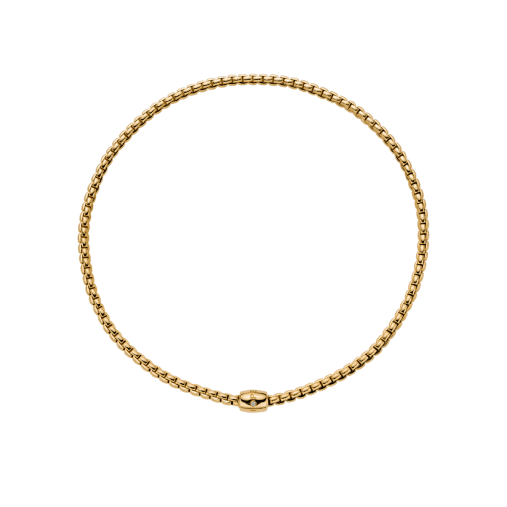 FOPE Solo collier geelgoud met diamant - 07F01CX_BB_G_XGX_040 - #2