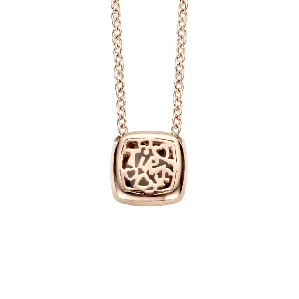 Tirisi Jewelry Milano Exclusive collier roodgoud met diamant - TP9177D(2P) - #4