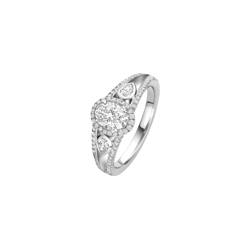 Schaap en Citroen Diamonds ring witgoud met diamant - #1