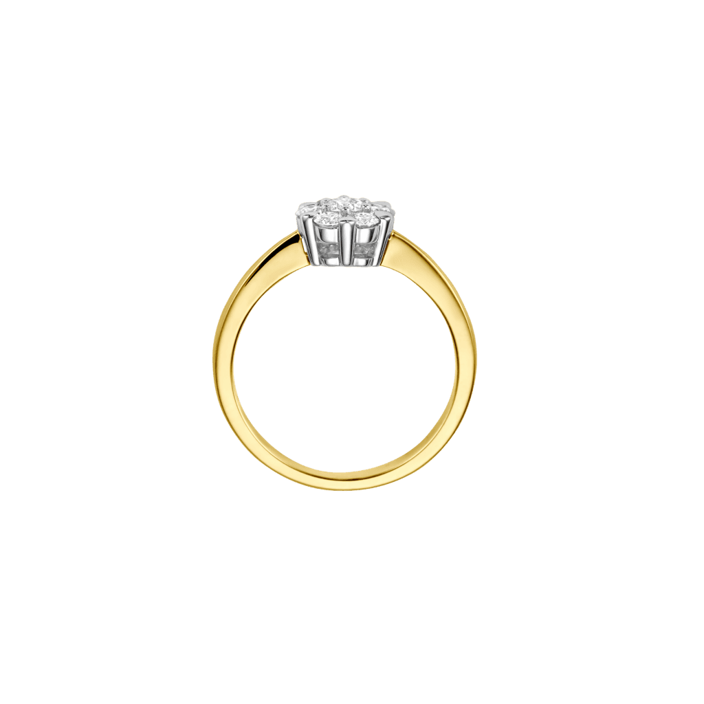 Schaap en Citroen Diamonds ring geelgoud met diamant - #3