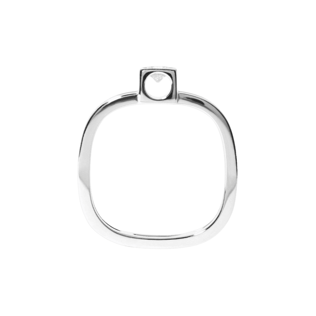 dinh van Le Cube Diamant ring witgoud met diamant - 208902 - #3