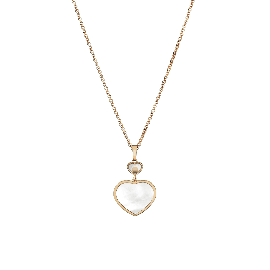 Chopard Happy Diamonds Happy Hearts collier roodgoud met diamant - 797482-5301 - #3