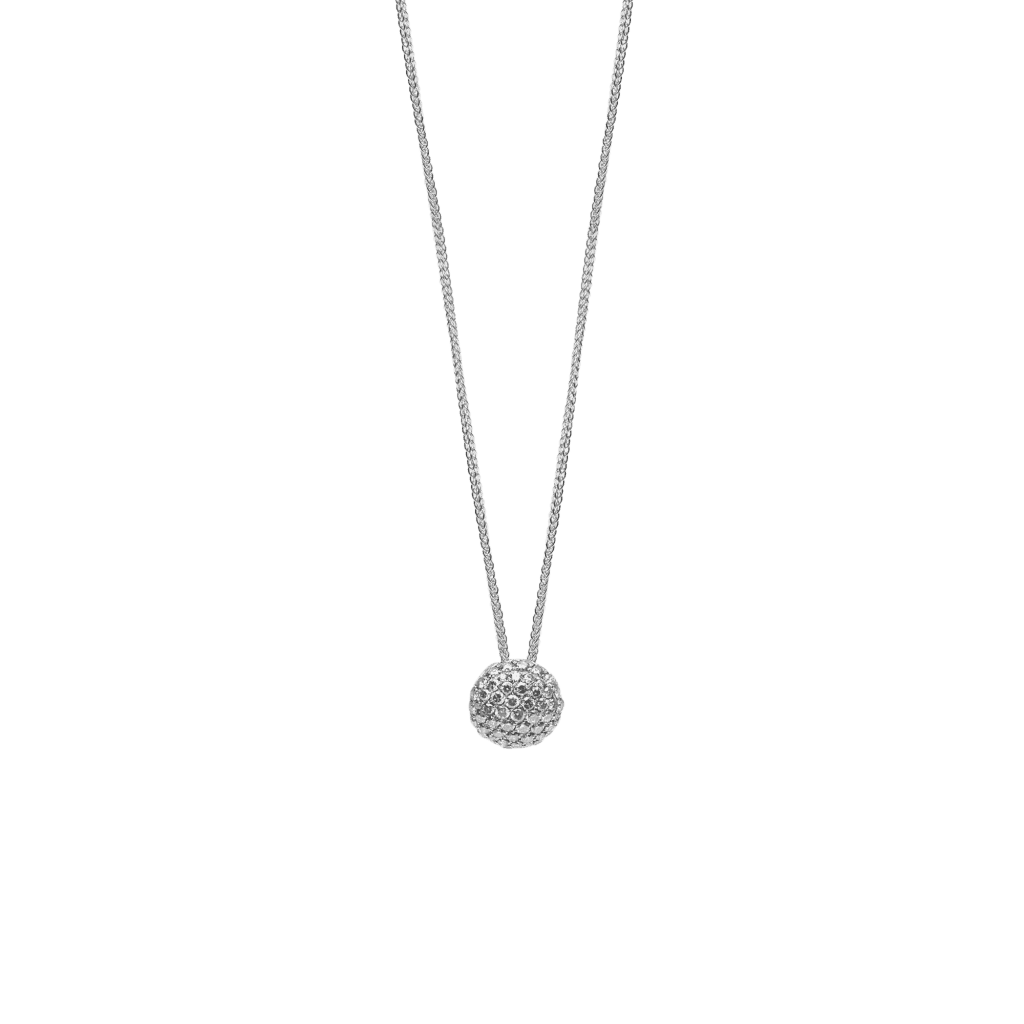 Schaap en Citroen Diamonds collier witgoud met diamant - #1