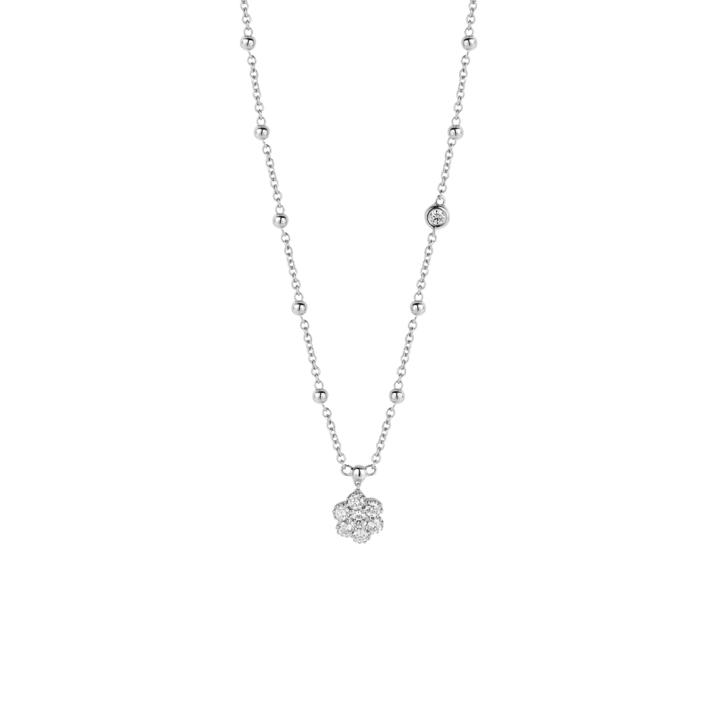 Schaap en Citroen Diamonds collier witgoud met diamant - #1