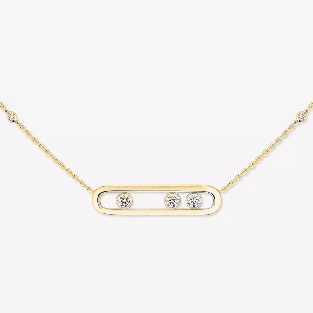 Messika Move 10th collier geelgoud met diamant - 3997-YG - #4