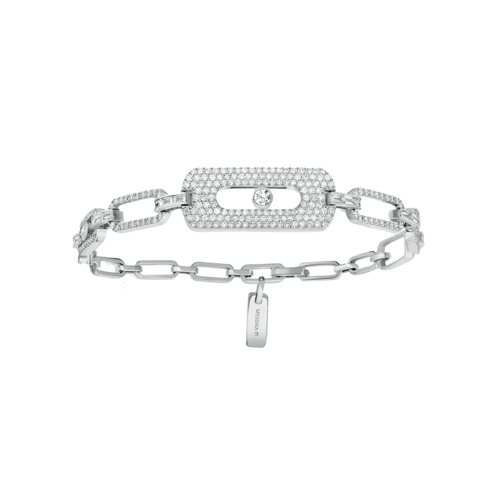 Messika Move Link armband witgoud met diamant - 12186-WG - #1