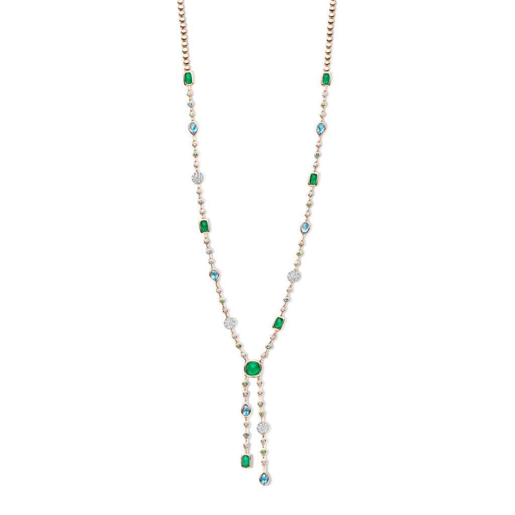 Tirisi Jewelry Venice collier roodgoud met diamant - TN9099EM+LBTP - #3