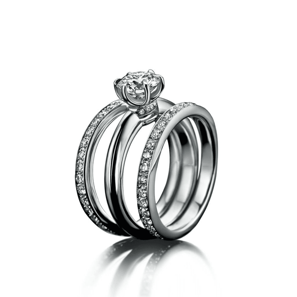 Schaap en Citroen Diamonds SC 125 Collection ring platina met diamant - #6