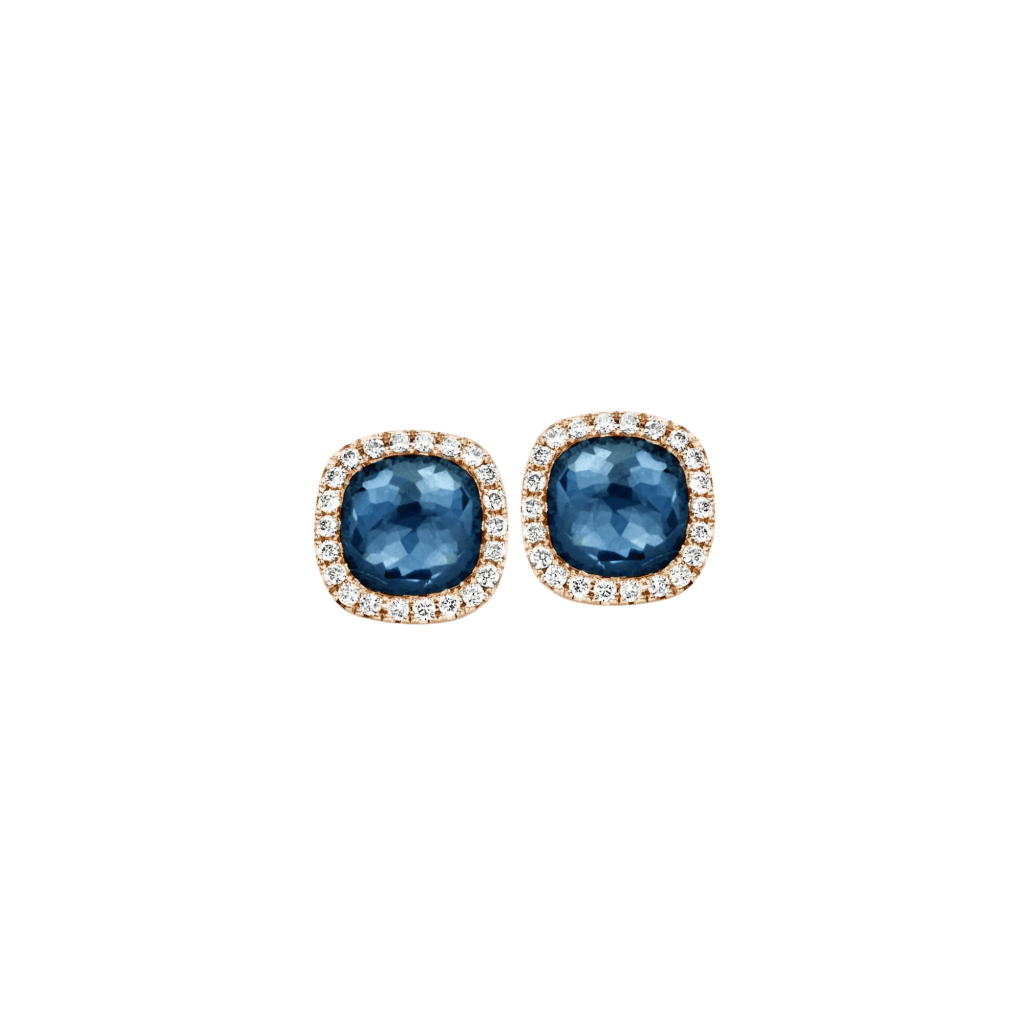 Tirisi Jewelry Milano Sweeties oorsieraad roodgoud met diamant - TE9226LBTP - #1