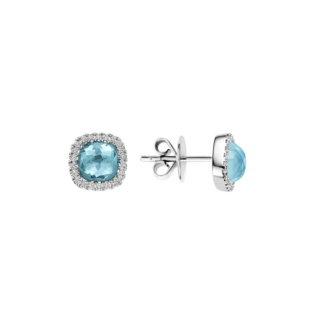 Tirisi Jewelry Milano Sweeties oorsieraad witgoud met diamant - TE9226APW - #2