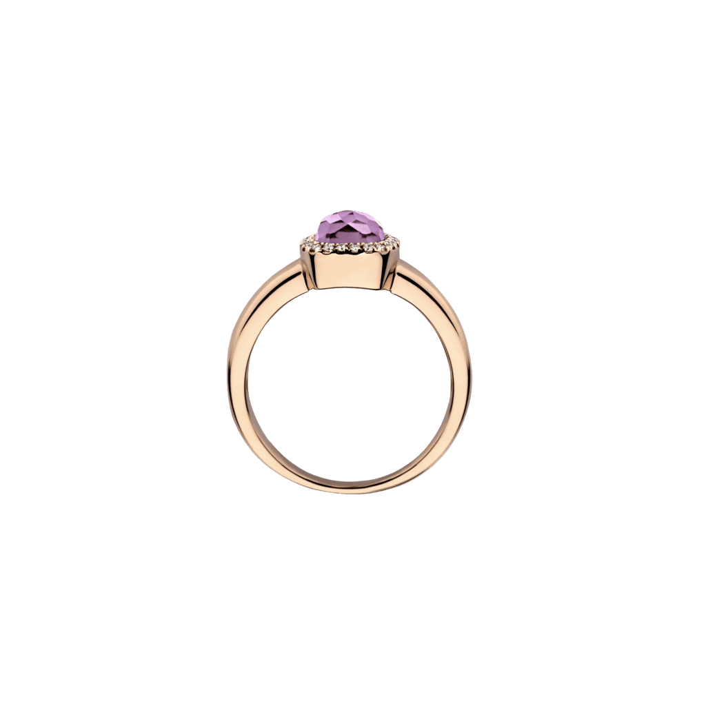 Tirisi Jewelry Milano Sweeties ring roodgoud met diamant - TR9624SAMP - #3