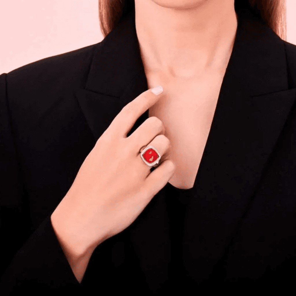 Tirisi Jewelry Milano Due ring roodgoud met diamant - TR9361-1RUP - #2