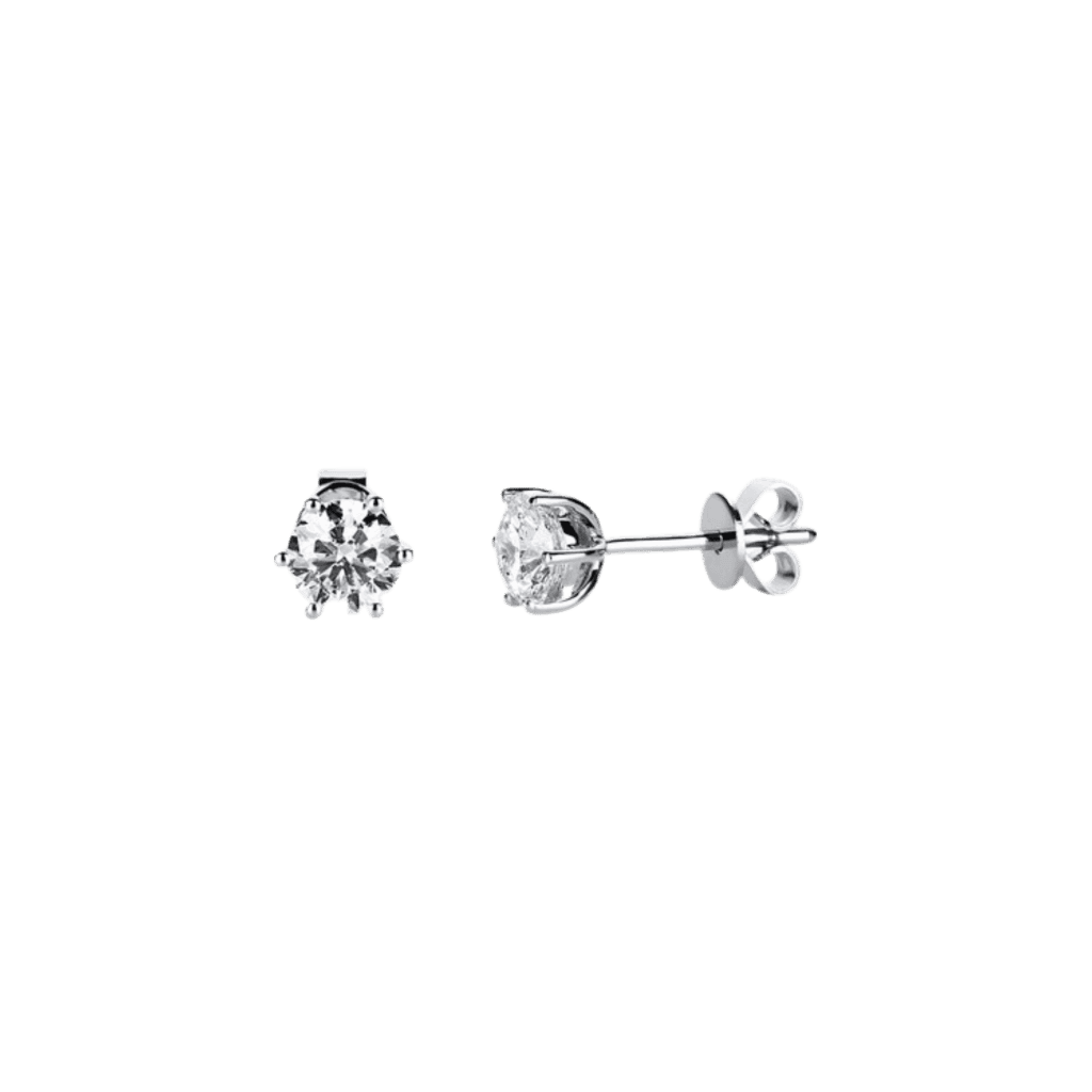 Schaap en Citroen Diamonds oorsieraad witgoud met diamant - #2