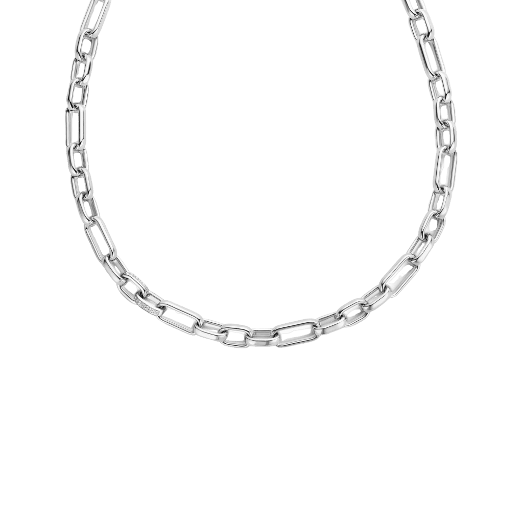 Schaap en Citroen Diamonds collier witgoud met diamant - #1