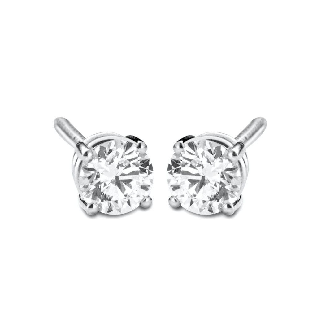 Schaap en Citroen Diamonds oorsieraad witgoud met diamant - #4