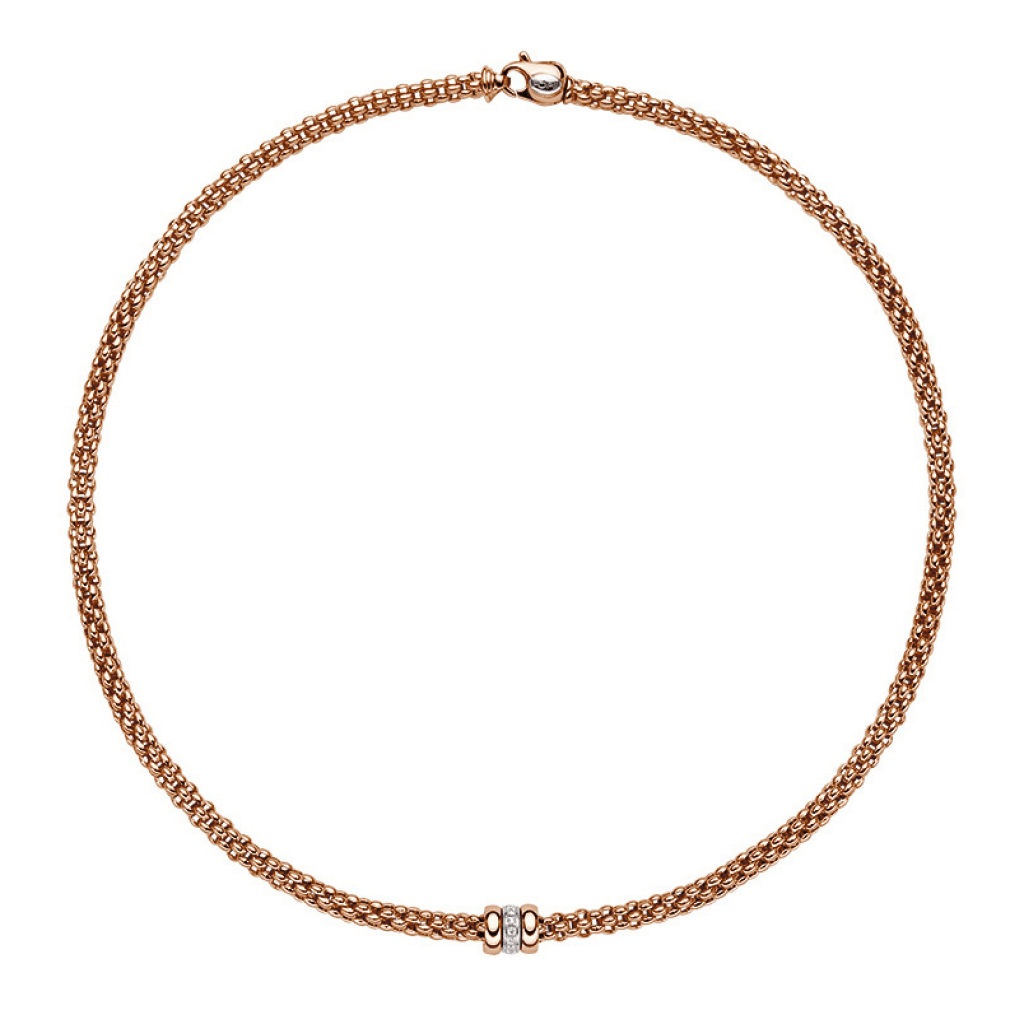 FOPE Solo collier roodgoud - 62106CX_BB_R_RBR_043 - #1