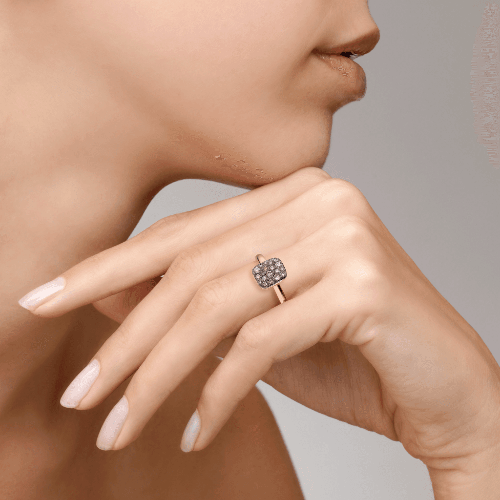 Pomellato Sabbia ring roodgoud met diamant - PAB9032 O7000 DBR00 - #5