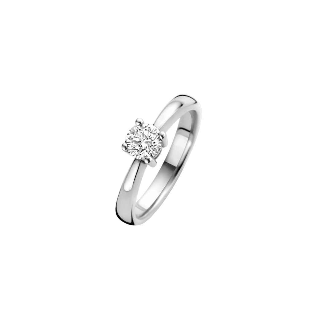 Schaap en Citroen Diamonds ring witgoud met diamant - #1