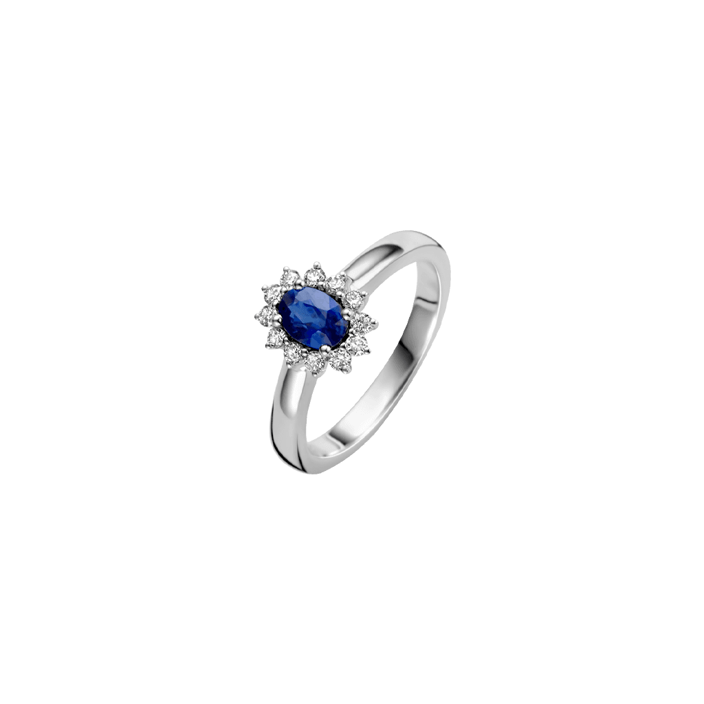 Schaap en Citroen Colours ring witgoud met diamant - #3
