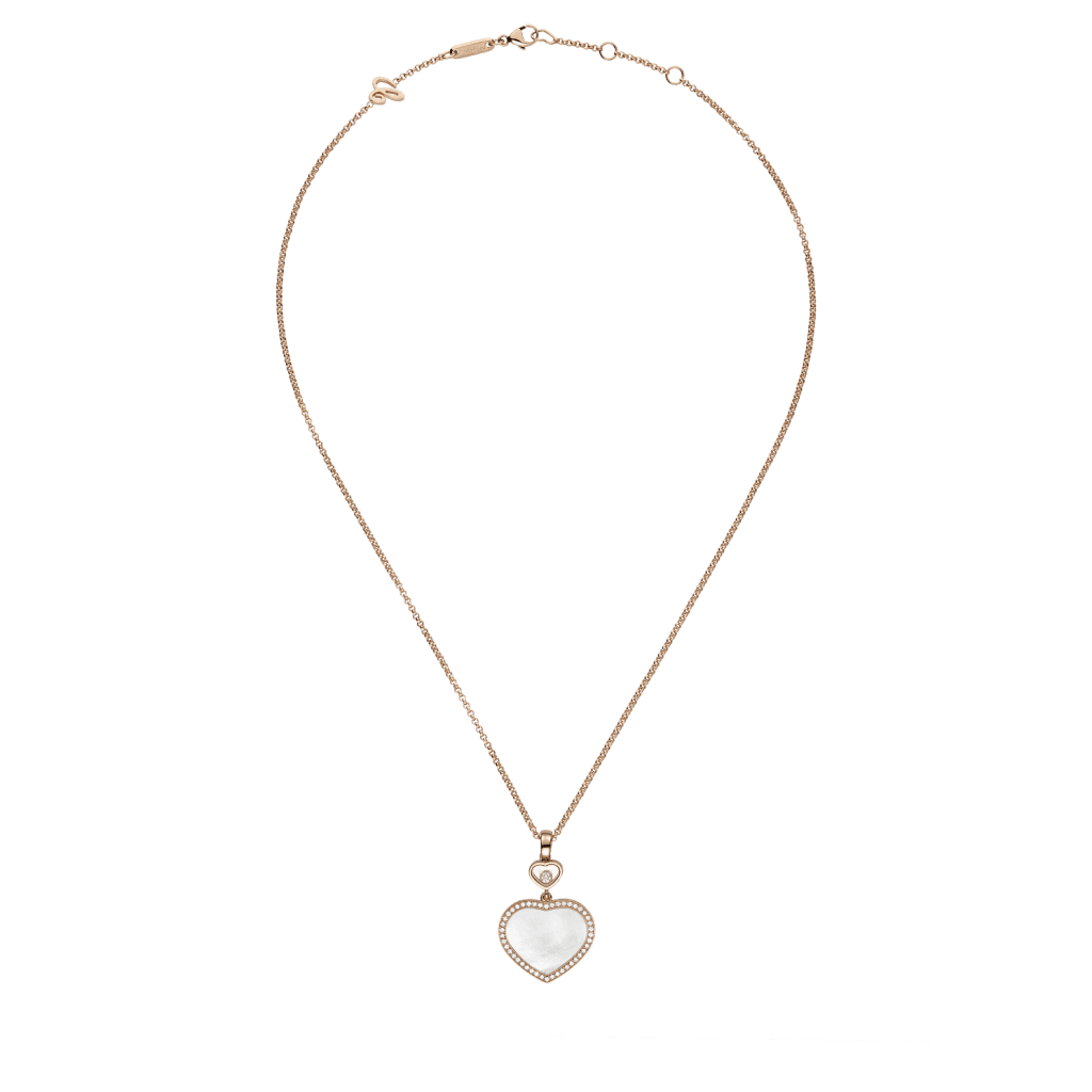 Chopard Happy Diamonds Happy Hearts collier roodgoud met diamant - 79A074-5301 - #2