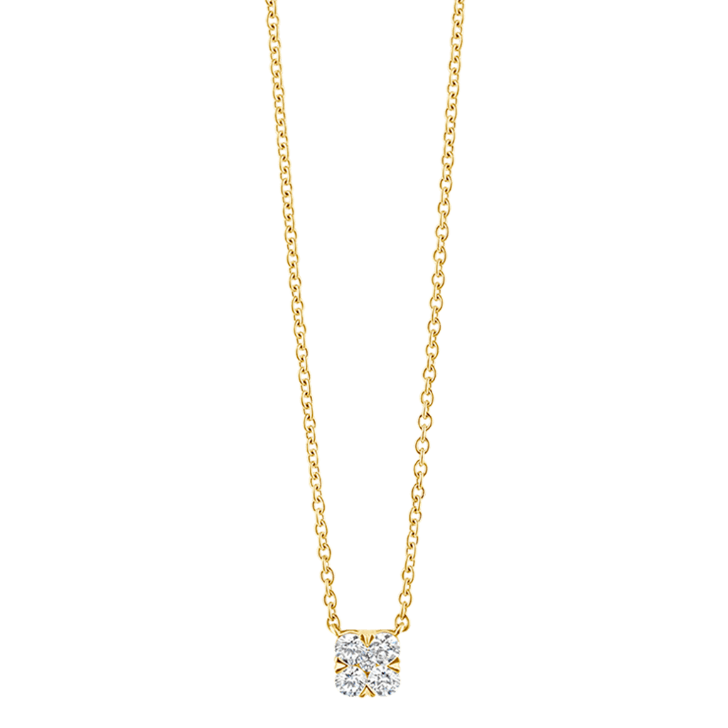 Schaap en Citroen Diamonds collier geelgoud met diamant - #2