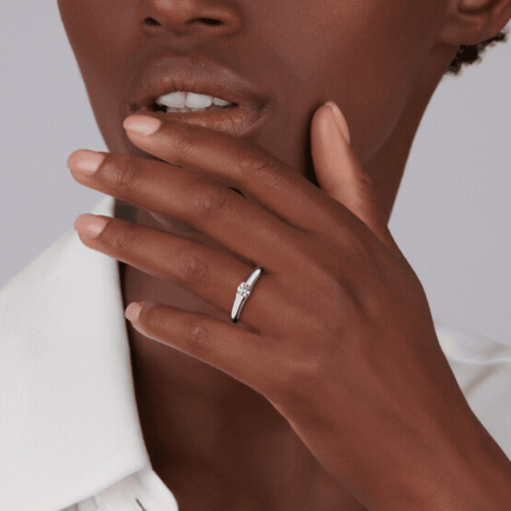 Schaap en Citroen Diamonds ring witgoud met diamant - #4