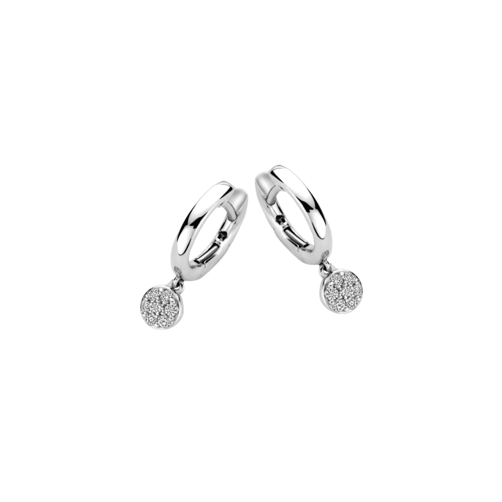Schaap en Citroen Diamonds oorsieraad witgoud met diamant - #1