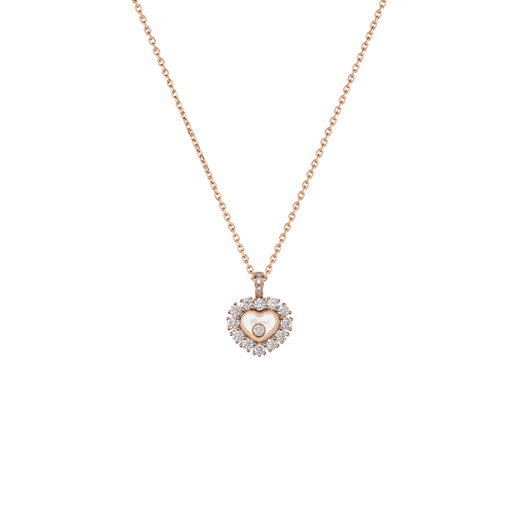 Chopard Happy Diamonds collier roodgoud met diamant - 79A616-5001 - #1