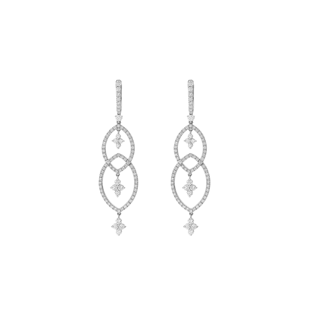 Schaap en Citroen Diamonds oorsieraad witgoud met diamant - #1