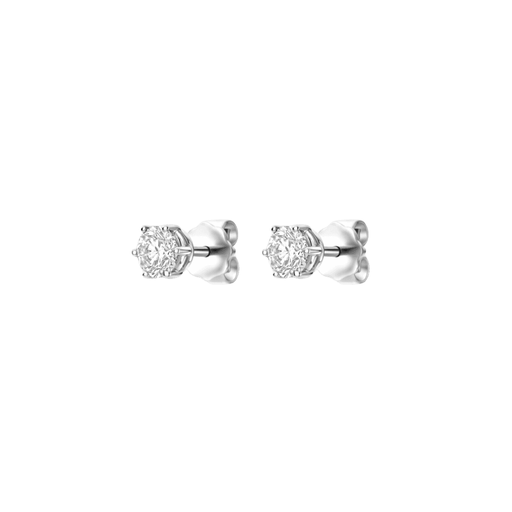 Schaap en Citroen Diamonds oorsieraad witgoud met diamant - #3