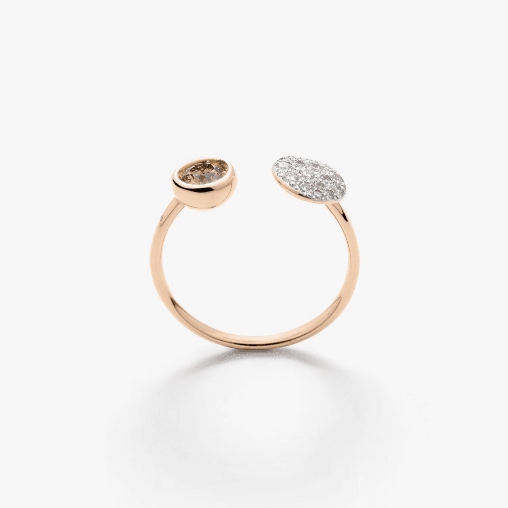 Pomellato Sabbia ring roodgoud met diamant - PAC3050 O7WHR DB0BR - #3