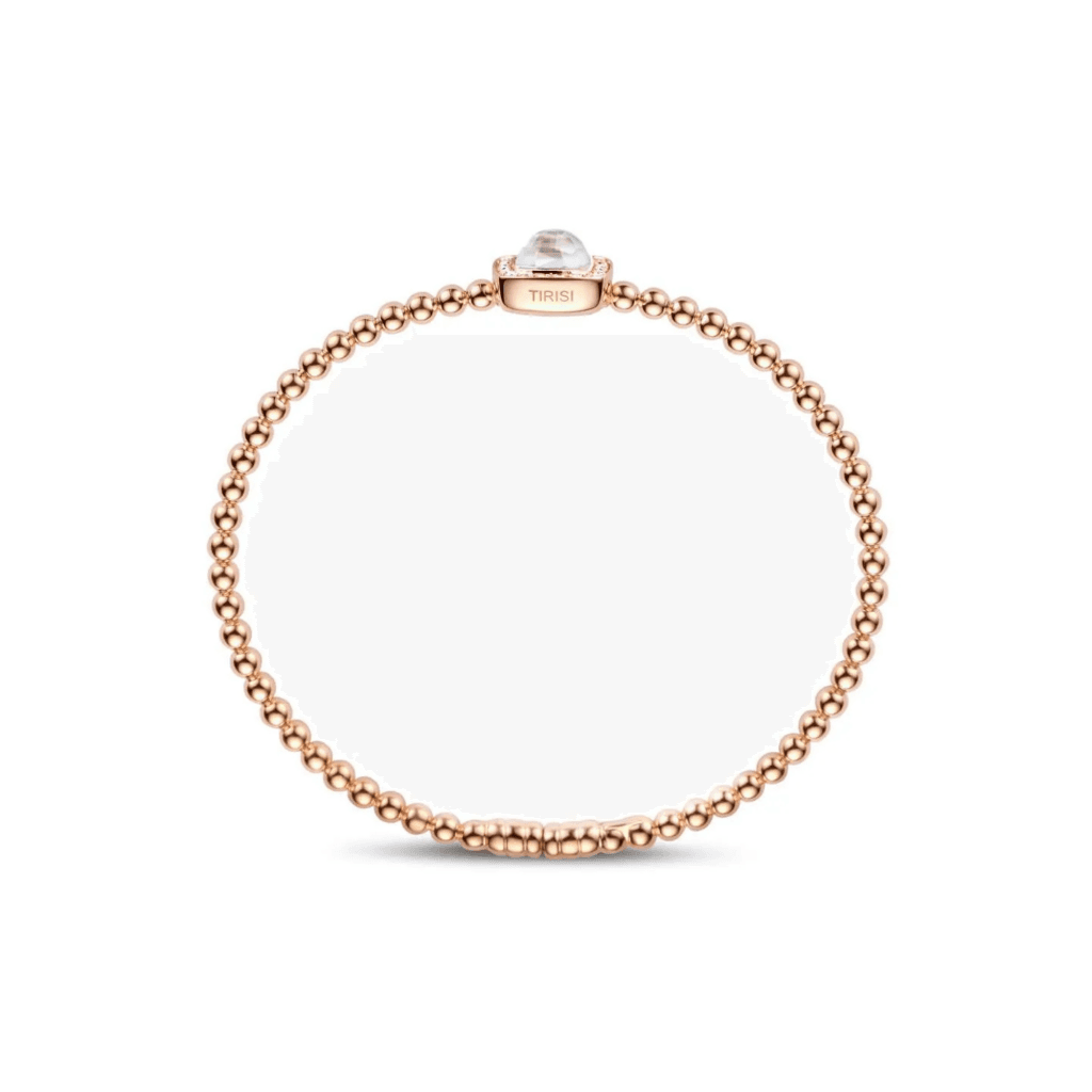 Tirisi Jewelry Milano Tre armband roodgoud met diamant - TB2147WQP - #4