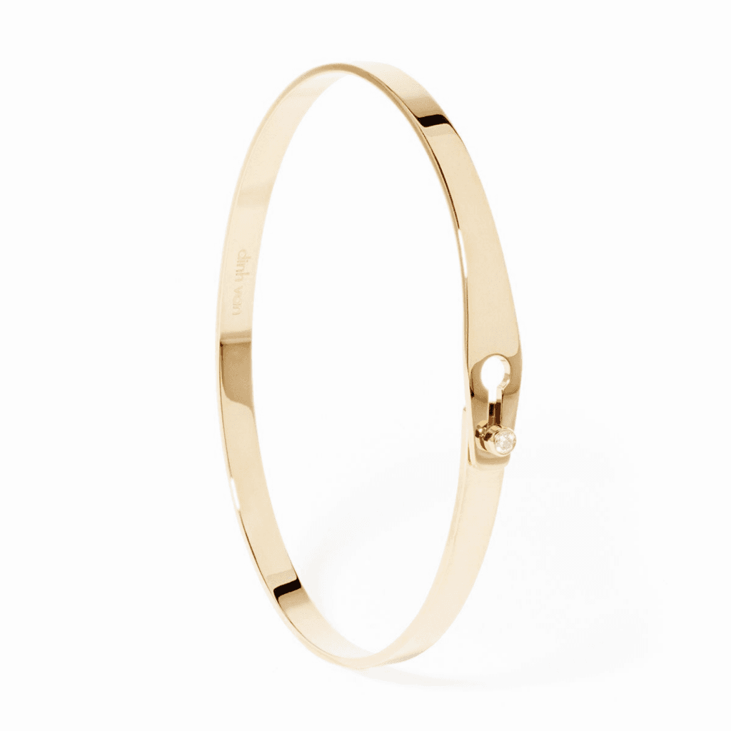 dinh van Serrure armband geelgoud met diamant - 335201 - #2
