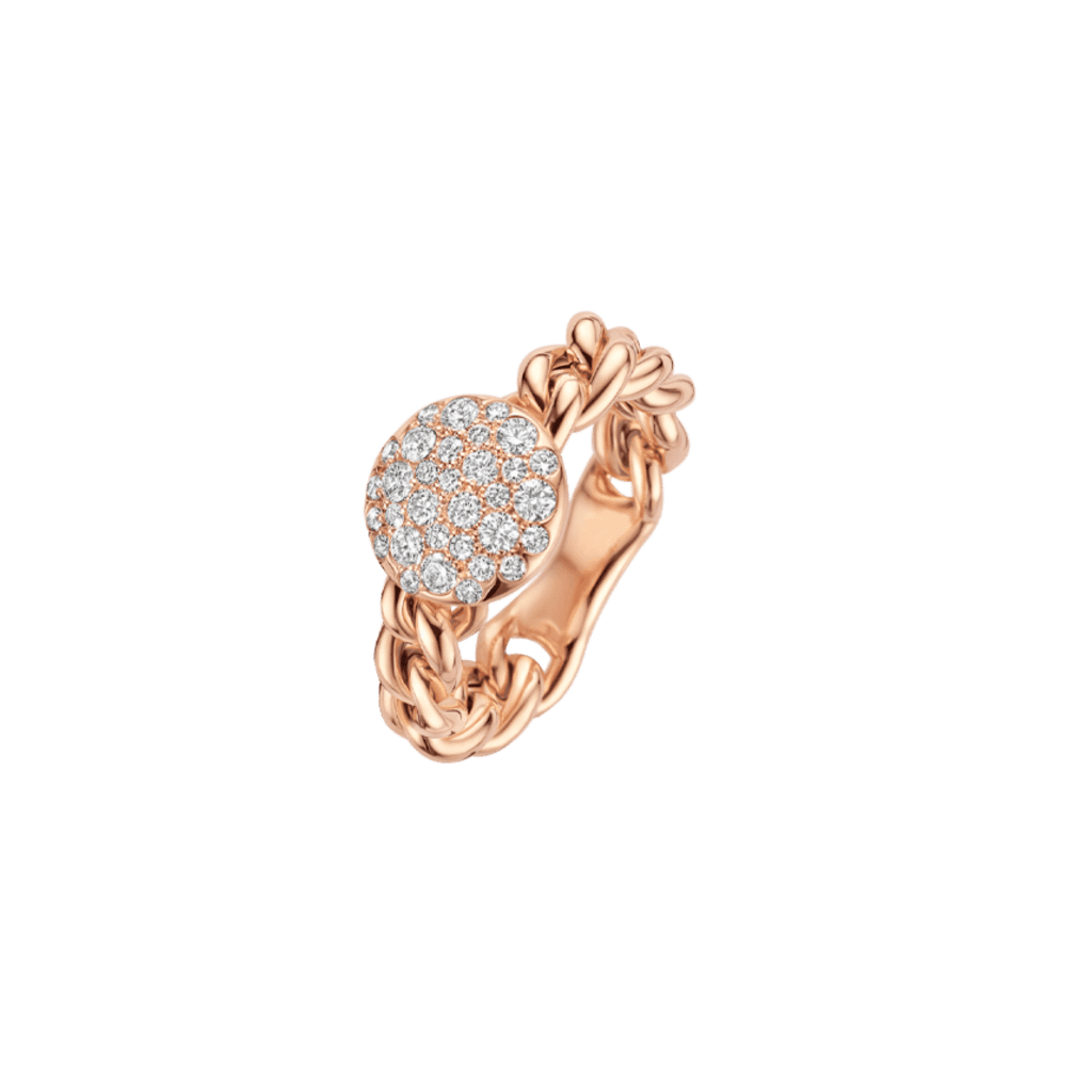 Schaap en Citroen Diamonds ring roodgoud met diamant - #1