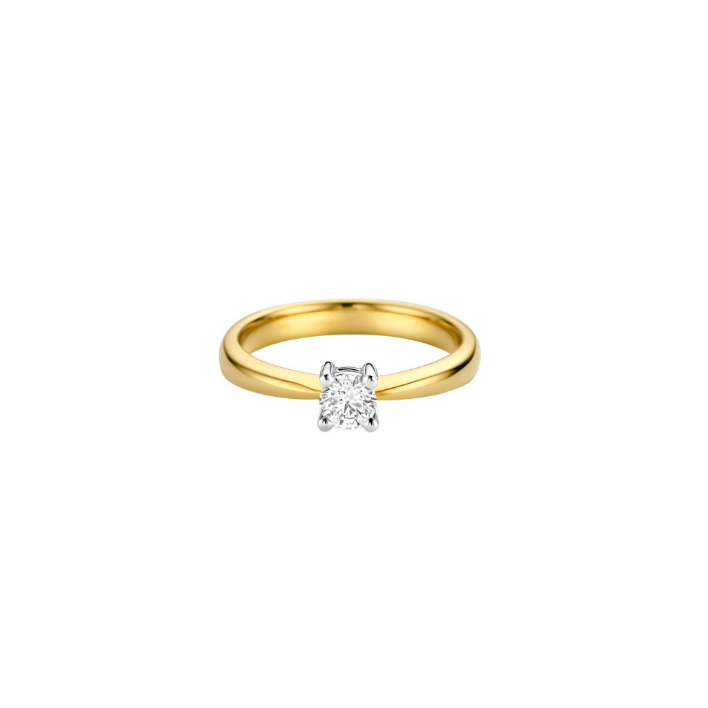 Schaap en Citroen Diamonds ring geelgoud met diamant - #2