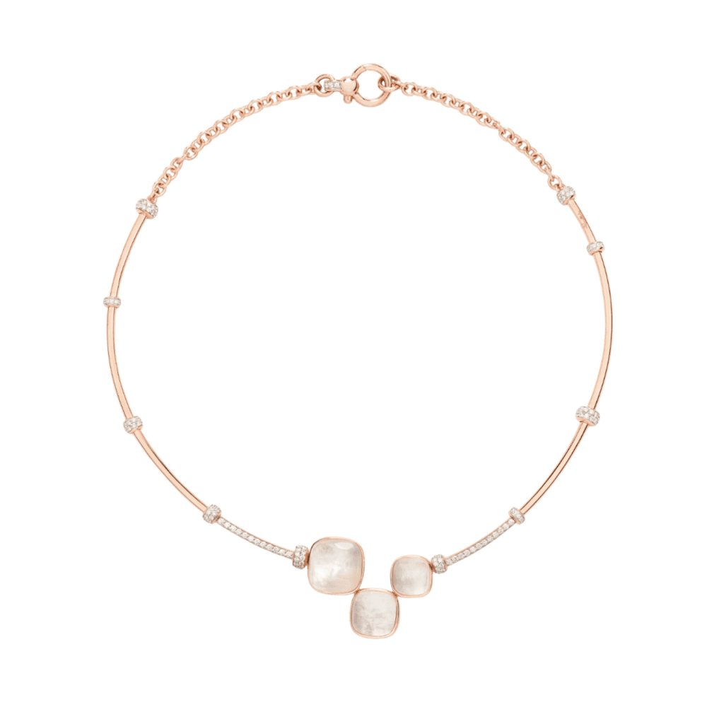 Pomellato Nudo collier roodgoud met diamant - PCC2040 O7WHR BTBMP - #1