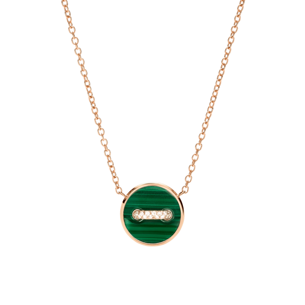 Pomellato Pom Pom Dot collier roodgoud met diamant - PCC4030 O7000 DB0MY - #1